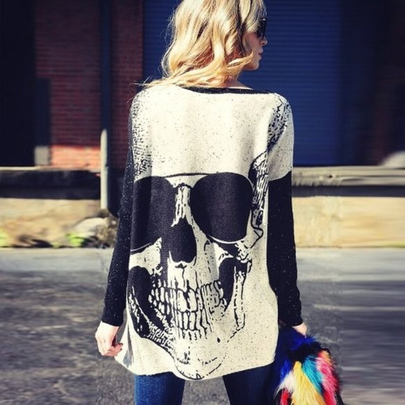 Skull Cashmere Sweaters - Skull Cashmere Giant Jack Cashmere sweater E17